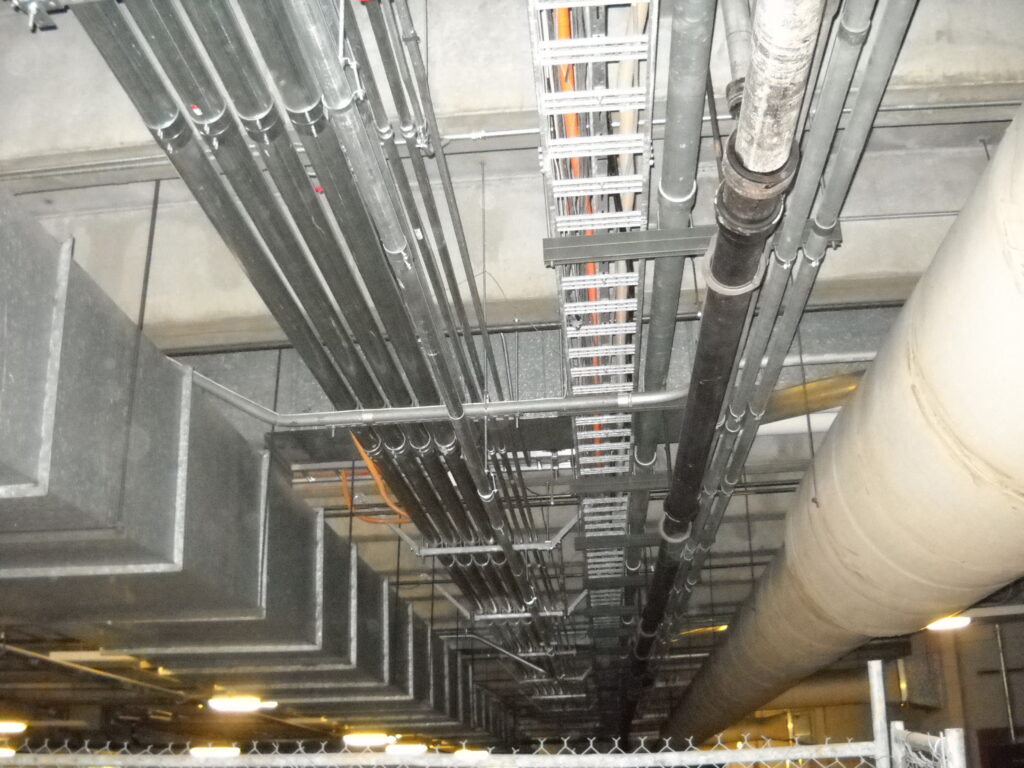 ceiling pipes