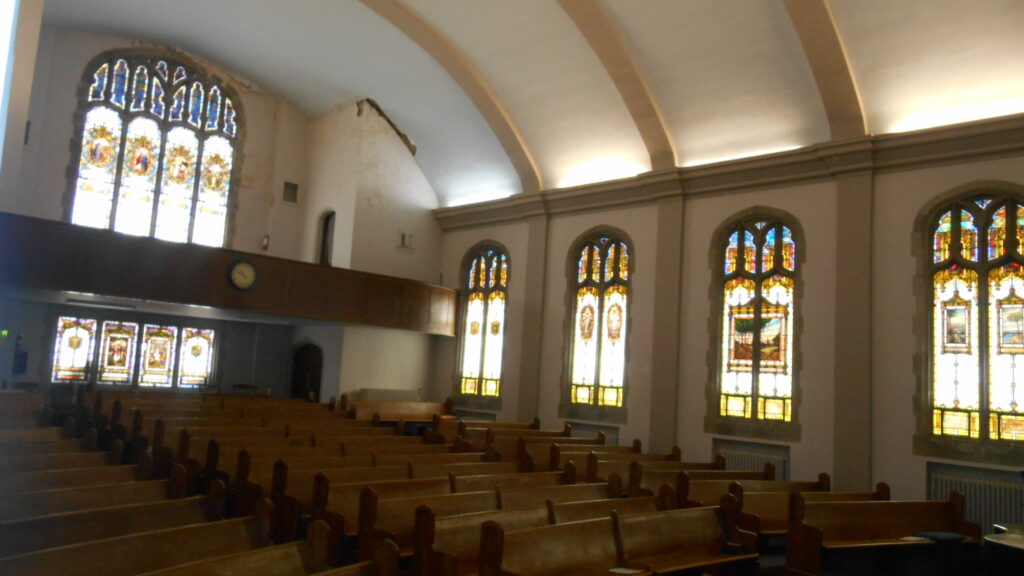 church pews