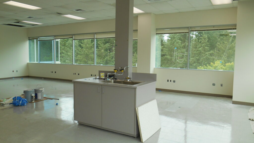 empty room with sink